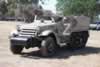 The M3 half track of the Australian Army Tank Museum. This vehicle was converted by the Israelis to mount a 90mm DEFA gun, which is unfortunately not fitted to this example. 